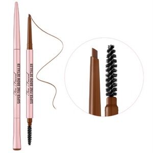 Too Faced Super Fine Brow Detailer Ultra Slim Brow Pencil Medium Brown